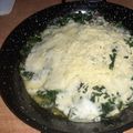 El cooksnap de Andrea cuando hizo ESPINACAS AL HORNO CON BECHAMEL, JAMÓN Y QUESO.