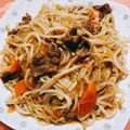 水晶姊姊 的 [低醣] 雪花牛炒豆芽菜 cooksnap