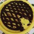 il Clarissa Comellini quando ha preparato Crostata al cacao con crema pasticcera