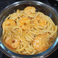 El cooksnap de Carolicious cuando hizo Tallarines estilo tailandés con langostinos y leche de coco.