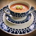 El cooksnap de Arianne cuando hizo Gazpacho andaluz.