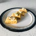 Sarah Mitchell's cooksnap of when they made Tamagoyaki or Japanese rolled omelette.