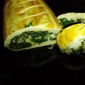 El cooksnap de Tía Andrea cuando hizo Roll de espinaca y muzzarela.