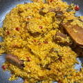 El cooksnap de Rafael Revert cuando hizo Arroz con costillas de cerdo.