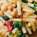 Cooksnap của Phương Thuý khi họ làm theo món Nui xào tôm