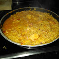 El cooksnap de Amparo Gonzalez Pino cuando hizo Arroz con pulpo y gambas.