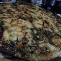 El cooksnap de Carla Alvarado cuando hizo Quiche de pollo y espinaca.