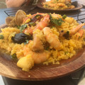 El cooksnap de Sonia cuando hizo Paella de Mariscos.