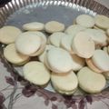 El cooksnap de Fernanda Viano cuando hizo Alfajores de Maicena con harina leudante.