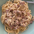 El cooksnap de Ana Pernas cuando hizo Pasta carbonara de mi madre (y de mi hermana).