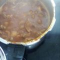El cooksnap de Antonio cuando hizo Conejo al vino tinto.