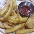 Manjula Sohi का कुकस्नैप जब उन्होंने आलू के पकौड़े (aloo ke pakode recipe in Hindi) बनाया था।