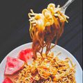Suparna Saha Bhowal's cooksnap of when they made হাক্কা চাউমিন (hakka chow mein recipe in Bengali).