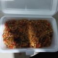 El cooksnap de Tego cuando hizo Guiso de arroz con pollo.