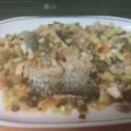 El cooksnap de David Egido Jiménez cuando hizo Lubina a la plancha y pisto con jamón ibérico.