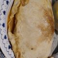 El cooksnap de Una Gorda cuando hizo Empanada Gigante o Calzone.