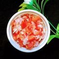 Sheenay Khan's cooksnap of when they made Kachomar Salad.