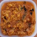 Andrea Laurinyecz Cooksnap-ja, amikor elkészítette a(z) Padlizsános indiai csirke, zabkörettel receptet.