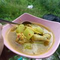Cooksnap dari RENALDI Donal untuk resep Kuah Labu Siam Base Genep (dengan balungan ayam)