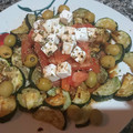 El cooksnap de Sil cuando hizo Ensalada de calabacín a la plancha y feta.