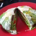 El cooksnap de Jaqui Vazquez cuando hizo Fatirat alsabanikh pastel de espinaca.