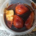 El cooksnap de Mari Carmen Barrera Cabello cuando hizo Peras caramelizadas.