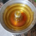 El cooksnap de Cecilia del Blanco cuando hizo Caramelo líquido.