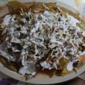 El cooksnap de Alexia Salazar cuando hizo Chilaquiles rojos.