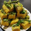Poonam Kotak's cooksnap of when they made Soft & Spongy Instant Dhokla.