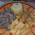 El cooksnap de Claudia Pasten cuando hizo Strogonoff de carne.