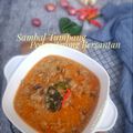 Cooksnap dari Nindaummuzia untuk resep Sambal Tumpang Pedas Terong Bersantan