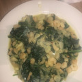El cooksnap de Aida Fernandez Lopez cuando hizo Salteado de espinacas con Gambas.