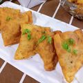 Umme Yousuf's cooksnap of when they made Aloo Ke samosay.