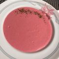 El cooksnap de Richard Blaya Torres cuando hizo Crema de patata, remolacha y anacardos.