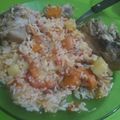 El cooksnap de Melisa Rivara cuando hizo Guisito de arroz, papas y alitas 🍽.