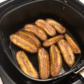 รูป Cooksnap ของ Emiga เมื่อเขาทำ เมนู กล้วยน้ำว้าปิ้งหม้อทอดไร้ควัน