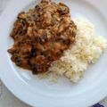 Erika Szegedy Cooksnap-ja, amikor elkészítette a(z) Vegán tejszínes erdei gomba ragu, burgonyapürével receptet.