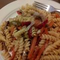 El cooksnap de Anita cuando hizo Wok de vegetales, cerdo y pasta.