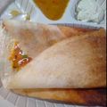 Vidhya Bala का कुकस्नैप जब उन्होंने मसाला डोसा (masala dosa recipe in Hindi) बनाया था।
