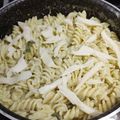 El cooksnap de Vero Gutierrez Esp cuando hizo Fusilli en crema poblana y pollo.