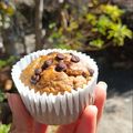 El cooksnap de Fernanda Robles cuando hizo Muffins veganos con chips de chocolate.