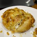 Cooksnap dari Lintang untuk resep Salmon En Croute (Salmon Wellington Puff)