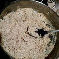 Eduardo Robledo's cooksnap of when they made Pechuga de pollo con salsa de queso crema y chile chipotle.