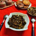 Mukti Bhargava का कुकस्नैप जब उन्होंने मारवाड़ी पचकुटा (marwari panchkuta recipe in Hindi) बनाया था।