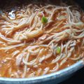 El cooksnap de Stracy cuando hizo Spaghetti con atún y queso.