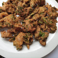 Anamta Azeem's cooksnap of when they made Palak Pakoray.