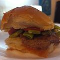 El cooksnap de Fer en la Cocina cuando hizo Sándwich Chacarero.