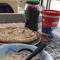 El cooksnap de Danissa Peña cuando hizo Panqueques de banana con harina integral.