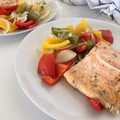 El cooksnap de Irene-Guirao cuando hizo Salmón al Horno con Patatas.
