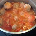 El cooksnap de mpaquien cuando hizo Albóndigas en salsa de calabaza y tomate.
